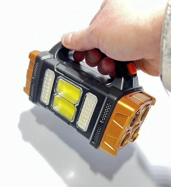 Фонарь переносной кемпинговый HB-1678-38W, power bank, Li-Ion, солнечная батарея 2799533769 фото