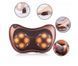 Масажна роликова подушка масажер у машину Massage pillow для спини та шиї 8028 фото 7