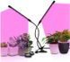 Светодиодная фитолампа Led Plant Grow Двойная на прищепке 2 лампы KU-2212 фото 4