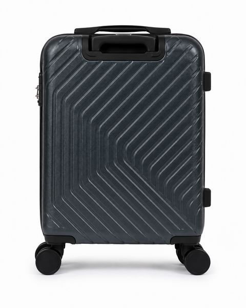 Чемодан мини WINGS MRH01 XS Графит 28 л из поликарбоната &ndash; ручная кладь на 4 двойных колесах TSA MRH01XSGraph фото