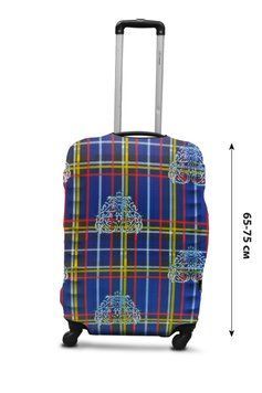 Чохол для валізи Coverbag дайвінг L карта різнобарвний 915874047 фото