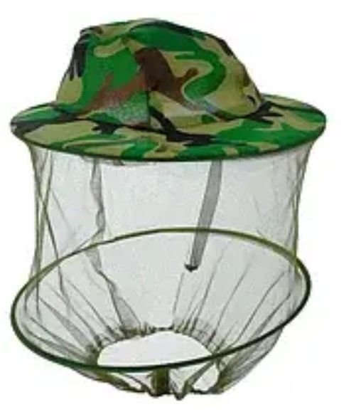 Шляпа защитная антимоскитная с сеткой CAP Камуфляжная 3049535559 фото