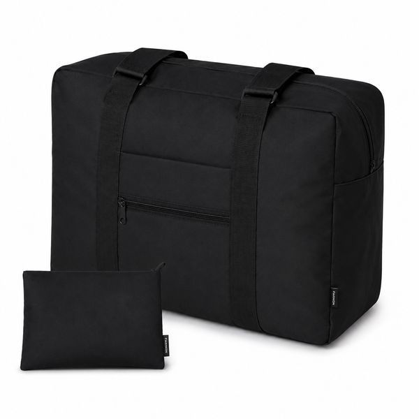 Дорожная сумка для ручной клади Coverbag черная 40*25*20 см RyanAir 364 фото