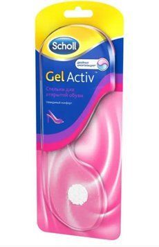 Силиконовые женские стельки ActivGel высокий каблук для туфель KU- 4029 фото