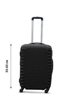 Чохол для валізи Coverbag дайвінг M чорний 630951908 фото