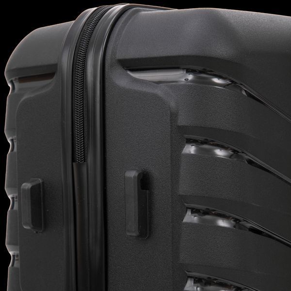 Большой чемодан WINGS PHX01 Phoenix Black L 98л из полипропилена, черная 3178277579 фото