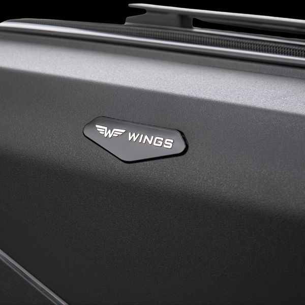 Большой чемодан WINGS PHX01 Phoenix Black L 98л из полипропилена, черная 3178277579 фото