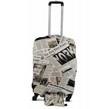 Чохол для валізи Coverbag L газета 0434 634535368L фото
