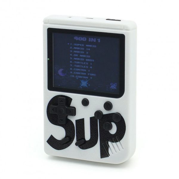 Портативная игровая приставка на 400 игр dendy SEGA 8bit SUP с джойстиком Game Box Белая 1070 фото