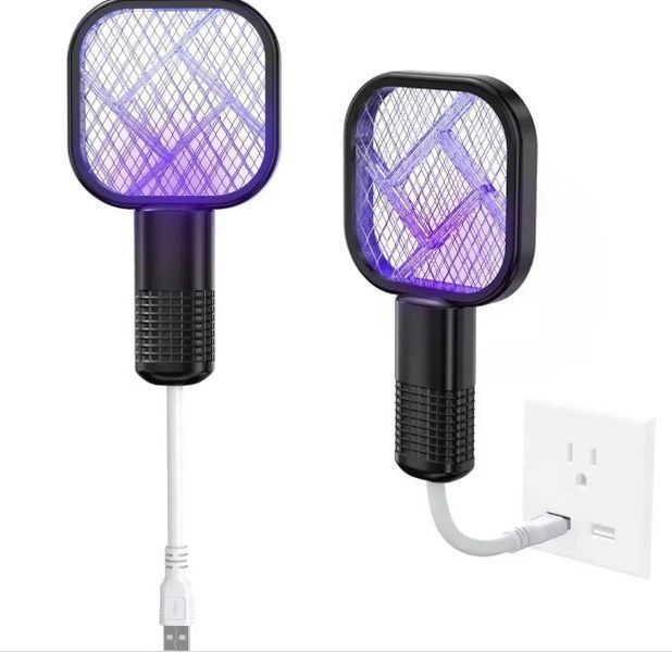 Электрический уничтожитель насекомых от USB / Лампа от комаров / Ловушка для комаров / Портативная электрическая мухобойка AN- 3945 фото