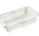 Раздвижной пластиковый контейнер для хранения продуктов в холодильнике Storage rack белый 1047w фото 2
