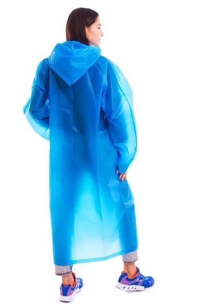 Плащ-дождевик EVA Унисекс голубой AND-3440blue фото