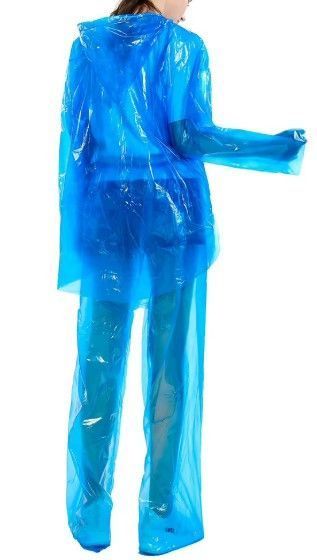 Плащ-дождевик со штанами EVA Унисекс синий AND-3850blue фото