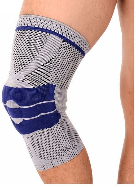 Коленный ортез наколенник Knee Pad динамический бандаж с силиконовым кольцом (1шт) М KU- 9352M фото