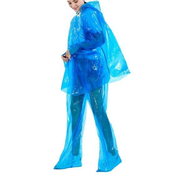 Плащ-дождевик со штанами EVA Унисекс синий AND-3850blue фото