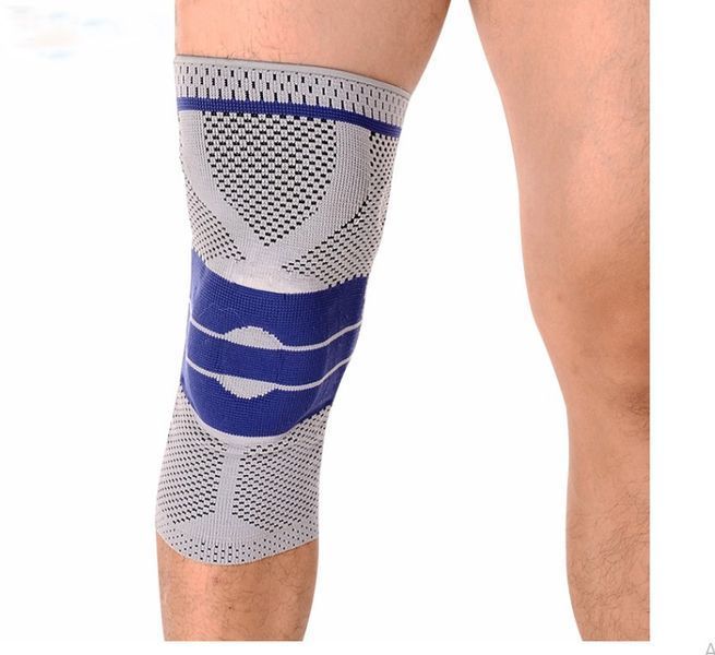 Коленный ортез наколенник Knee Pad динамический бандаж с силиконовым кольцом (1шт) М KU- 9352M фото
