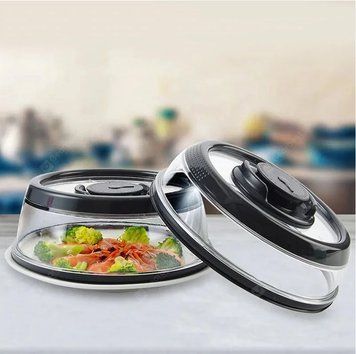 Вакуумна багаторазова кришка Vacuum Food Sealer з діаметром 25 см 1075 фото