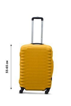 Чохол на валізу Coverbag дайвінг M жовтий 627636052 фото