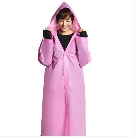 Плащ-дождевик EVA Унисекс розовый AND-3440pink фото
