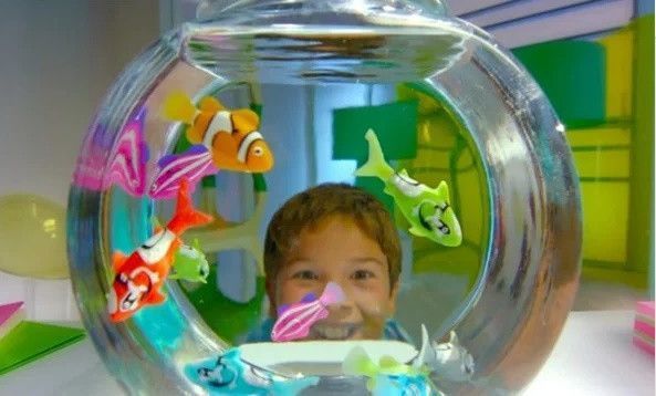 Интерактивная игрушка рыбка робот для аквариума на батарейках Robofish Роборыбка 1435998122 фото