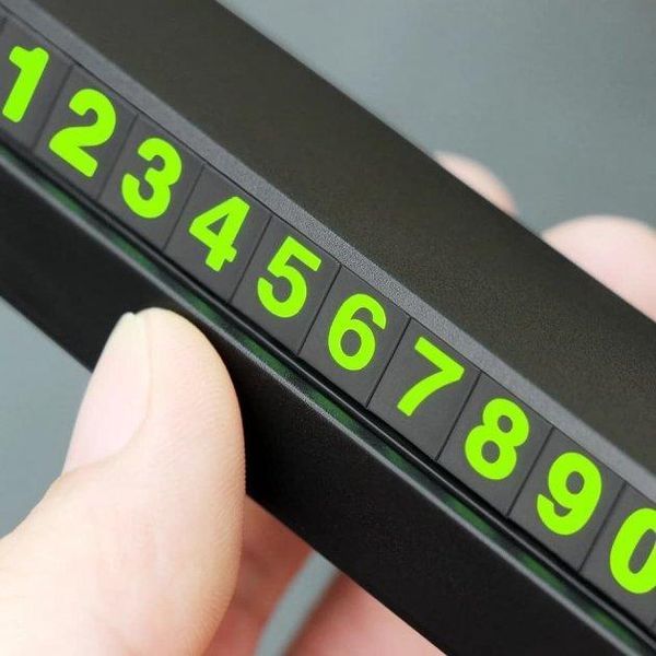 Автовізітка з номером телефону в машину для парковки Bakeey Auto Num (Парковочная карта) TK-50082 фото