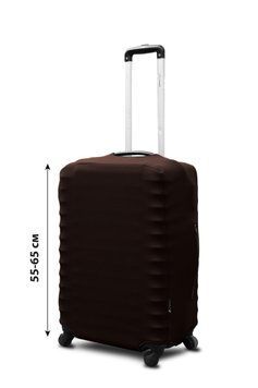 Чохол для валізи Coverbag неопрен M шоколад 1066981863 фото