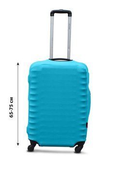 Чехол для чемодана Coverbag дайвинг L бирюза 708522872 фото