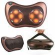 Массажная роликовая подушка массажер в машину Massage pillow для спины и шеи
