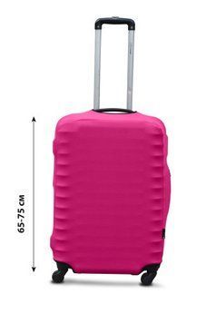 Чехол для чемодана Coverbag дайвинг L фуксия 708525779 фото