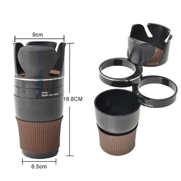 Автомобильный держатель-подставка 5в1 Auto-Multi Cup Case для стаканов и мелочей KU- 3359 фото