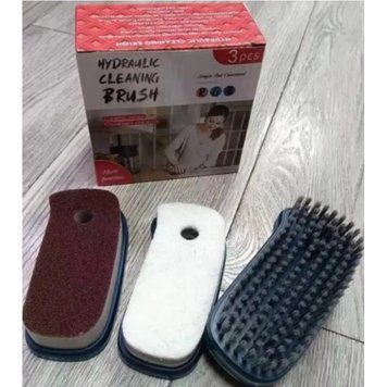 Набір універсальних щіток 3шт. для миття та чищення Hudraulic Cleaning Brush AN- 1213 фото