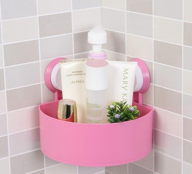 Полка на присосках угловая в ванную Triangle shelves ME-wo15 фото