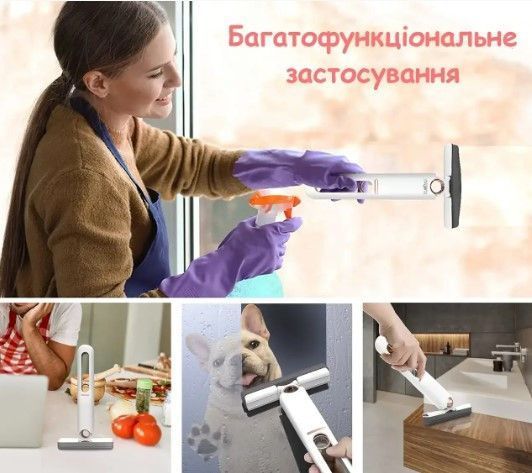 Портативна міні швабра Mini Mop з автоматичним віджиманням AN-2481 фото