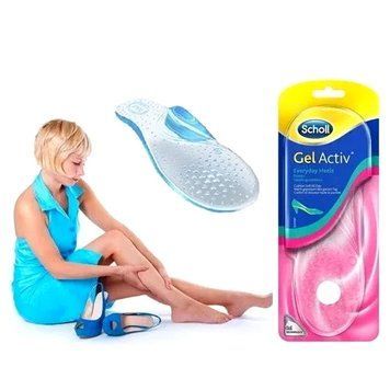 Силиконовые женские стельки ActivGel низкий каблук для туфель KU- 4030 фото