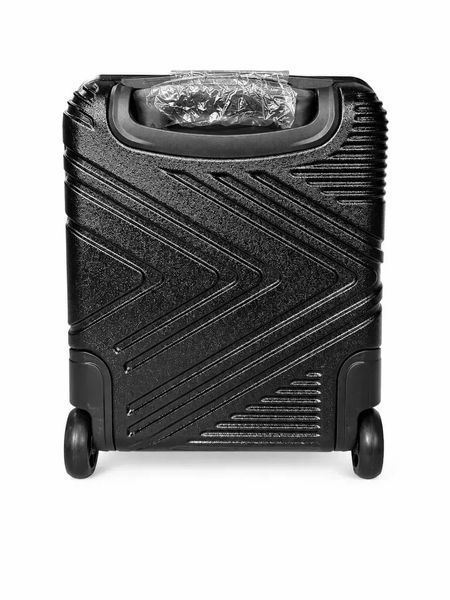 Чемодан мини WINGS 1099 XS Black 25л, поликарбонат, 4 двойных колеса, кодовый замок 3141473565 фото