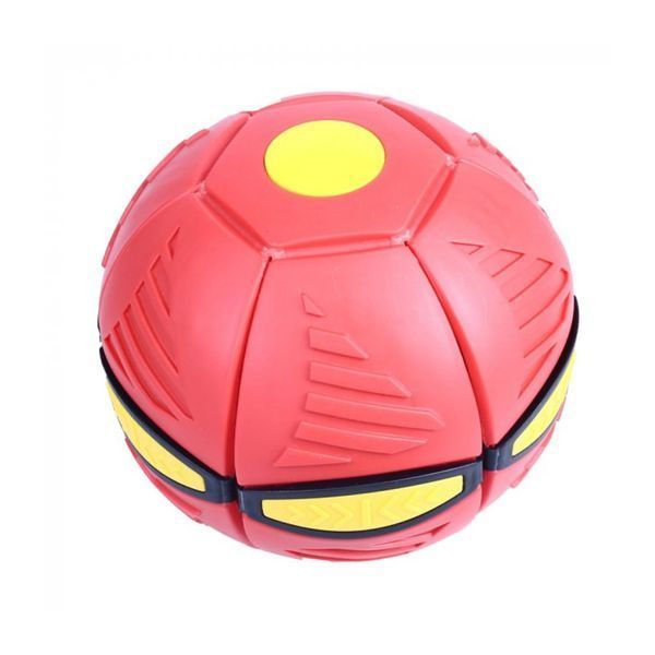 Складной игровой мяч-трансформер Flat Ball Disc ∙ Светящийся Диск-мяч мячик для фрисби и активных игр NJ-0077 фото