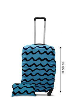 Чехол для чемодана Coverbag дайвинг M волны бирюза 994674624ттммм фото