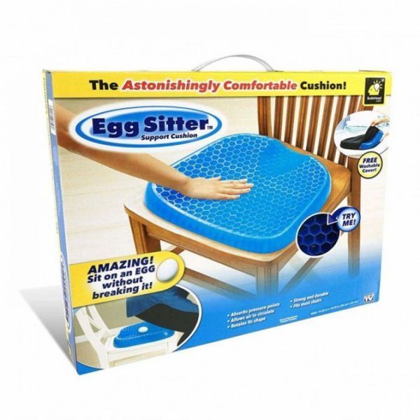 Ортопедическая гелевая подушка для разгрузки позвоночника Egg Sitter NJ- 270 фото