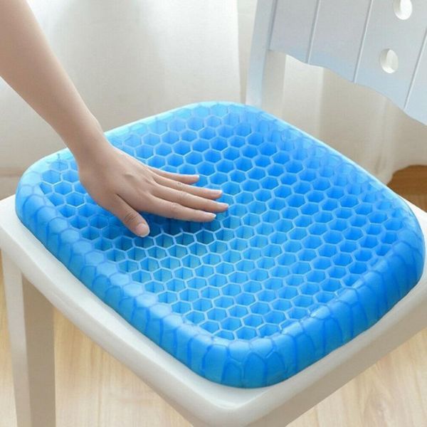 Ортопедическая гелевая подушка для разгрузки позвоночника Egg Sitter NJ- 270 фото