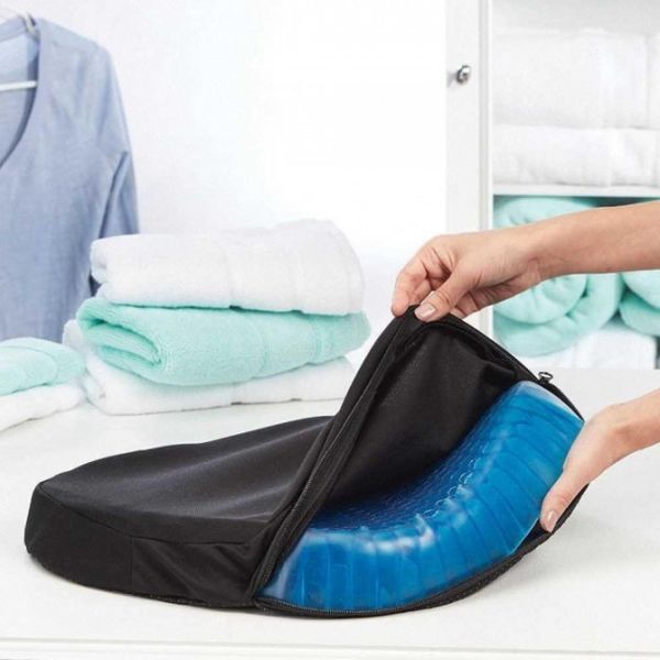 Ортопедическая гелевая подушка для разгрузки позвоночника Egg Sitter NJ- 270 фото