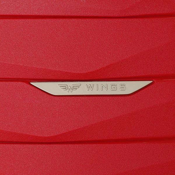 Чемодан средний WINGS DQZ01 M Wine Red 65 л &ndash; полипропилен, 4 двойных колеса 360&deg;, кодовый замок 3147515618 фото