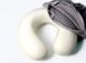Подушка для путешествий Memory foam с кнопкой Серая Ol-01 фото 3